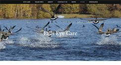 Desktop Screenshot of fallseyecare.com