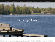 Tablet Screenshot of fallseyecare.com